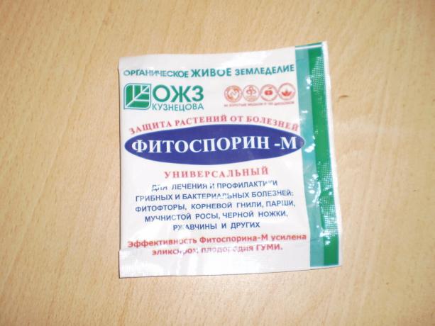Fitosporin -M - रासायनिक रोगों के खिलाफ सुरक्षा के लिए उर्वरक