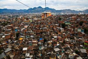 ब्राजील में मकानों के निर्माण की सुविधा उपलब्ध है। favela