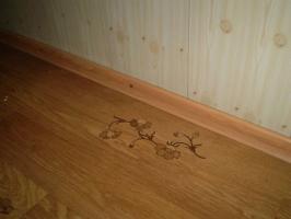 एक लकड़ी के घर में फर्श बचाने